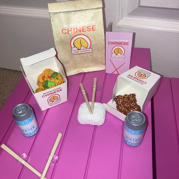 FINAL DROP 🔥 American Girl Chinese Takeout Chopsticks Set - Picture 1 of 1